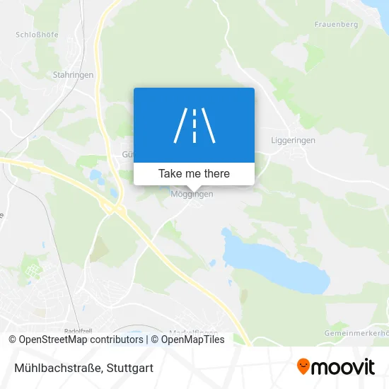Карта Mühlbachstraße