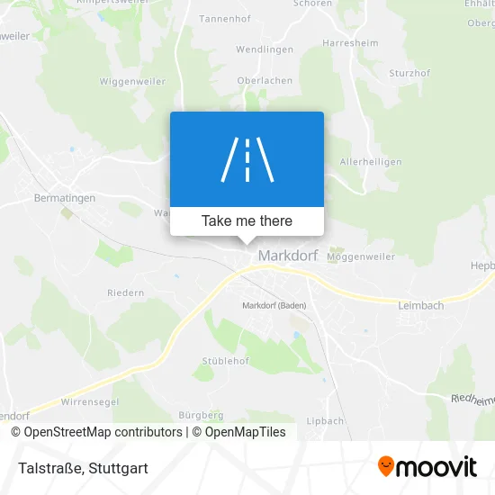 Карта Talstraße