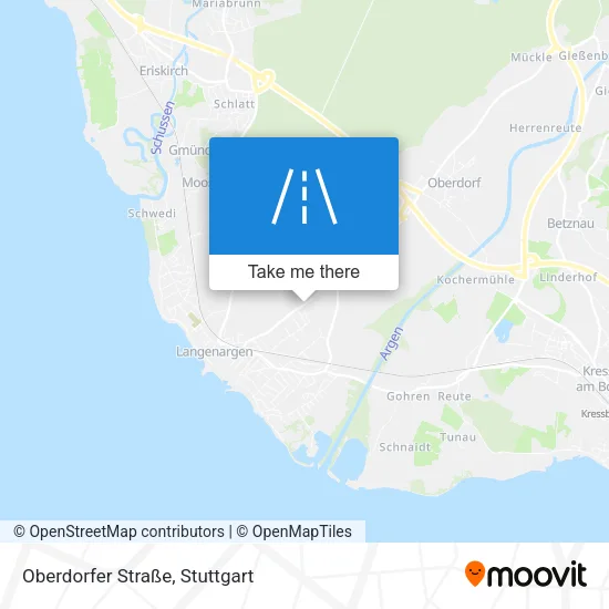 Карта Oberdorfer Straße