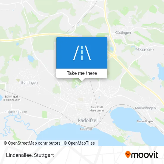 Карта Lindenallee