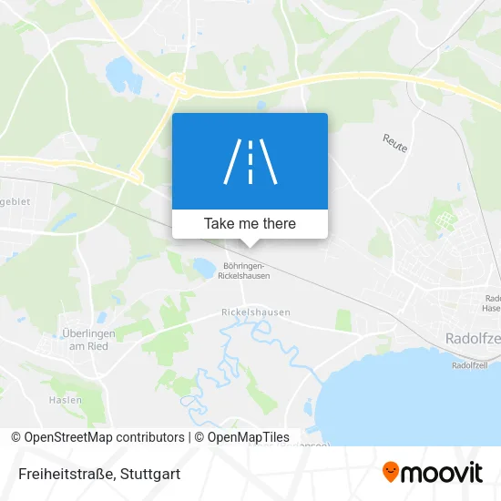 Карта Freiheitstraße