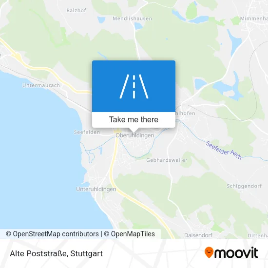 Карта Alte Poststraße