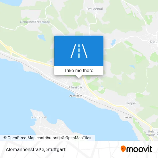 Карта Alemannenstraße
