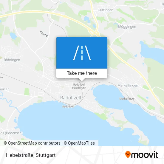 Карта Hebelstraße