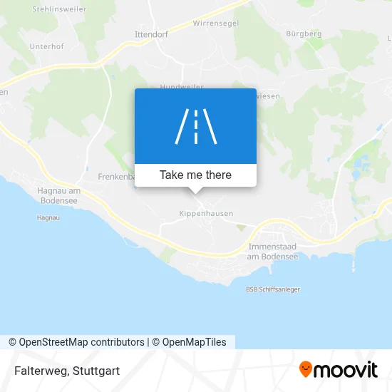 Falterweg map