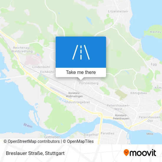 Карта Breslauer Straße