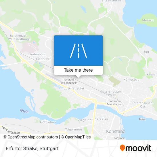 Карта Erfurter Straße