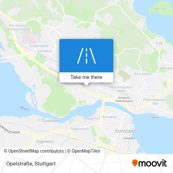 Карта Opelstraße