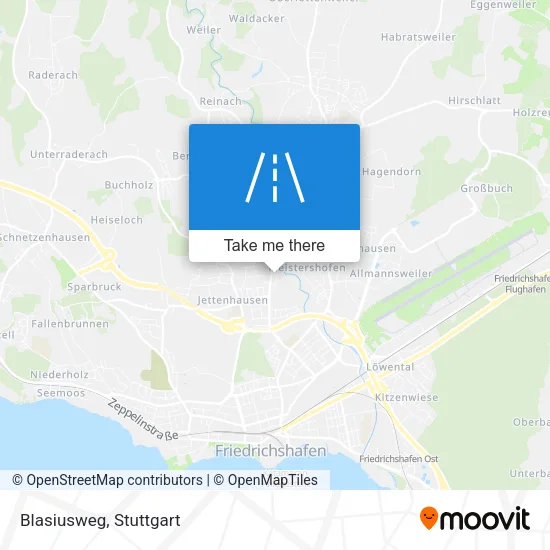 Карта Blasiusweg