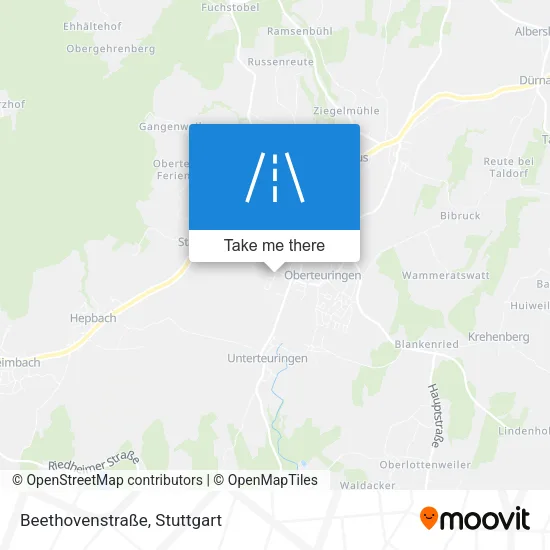 Карта Beethovenstraße