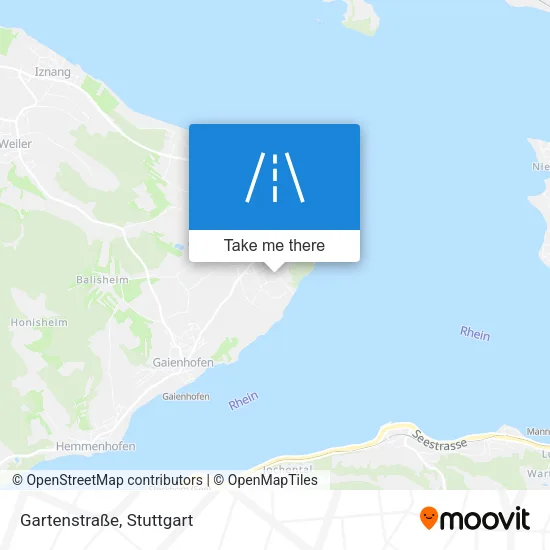Карта Gartenstraße