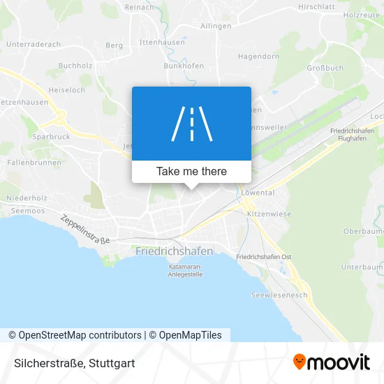 Карта Silcherstraße