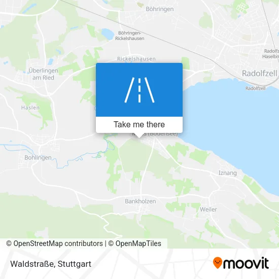 Карта Waldstraße