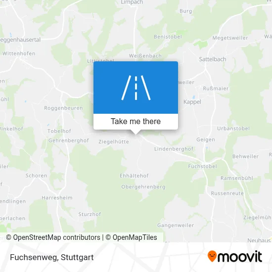 Fuchsenweg map