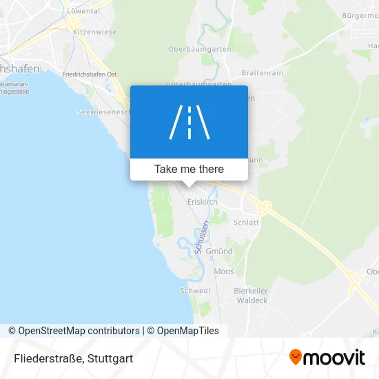 Карта Fliederstraße