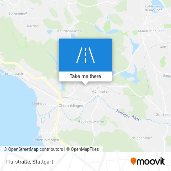 Карта Flurstraße