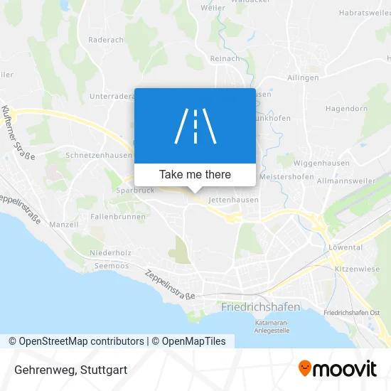 Карта Gehrenweg