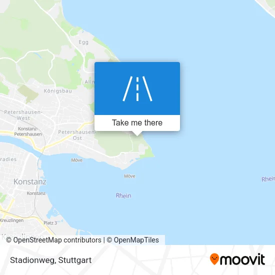 Карта Stadionweg