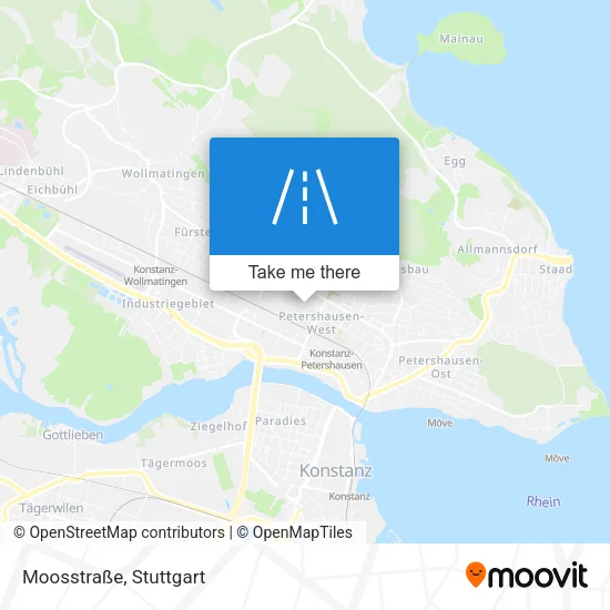 Карта Moosstraße