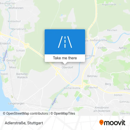 Карта Adlerstraße