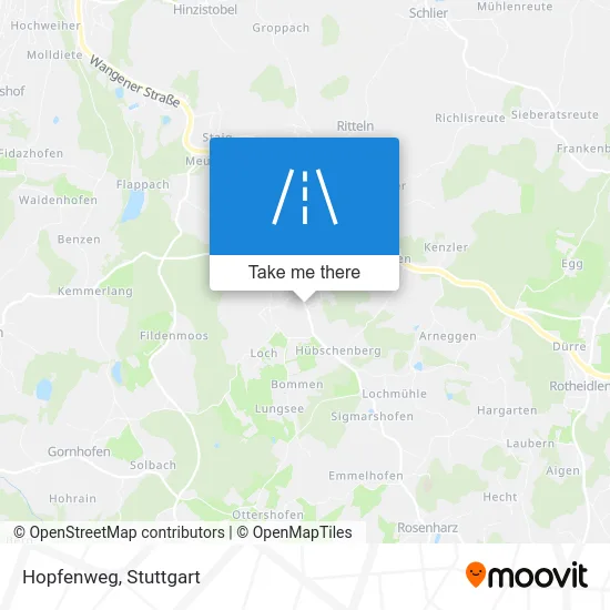 Карта Hopfenweg