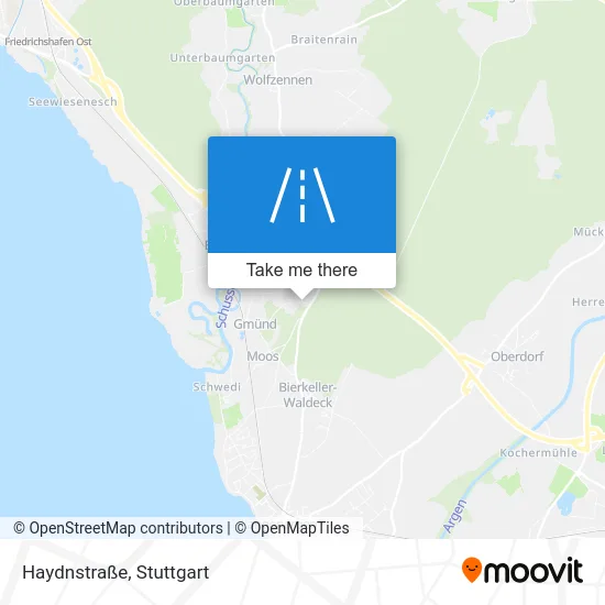 Карта Haydnstraße