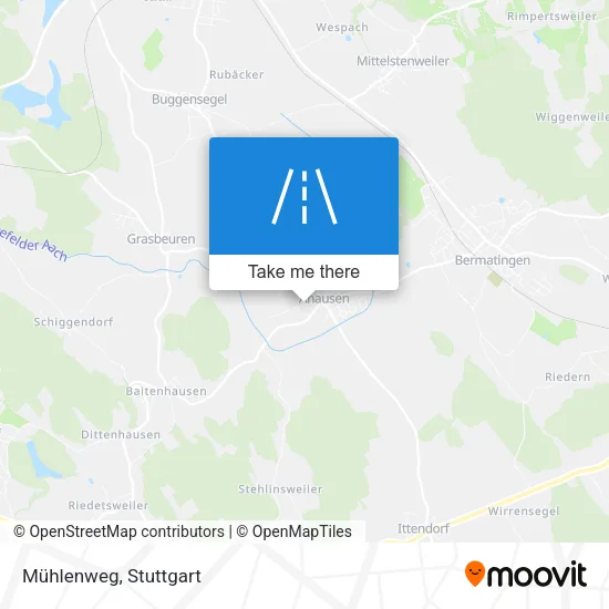 Карта Mühlenweg