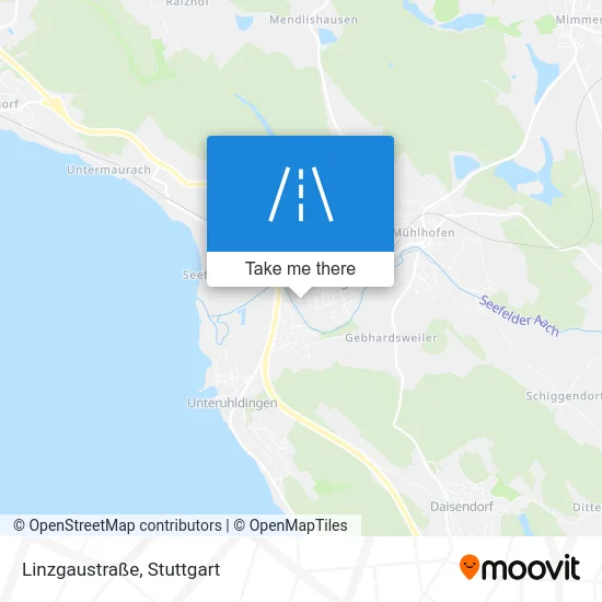 Карта Linzgaustraße