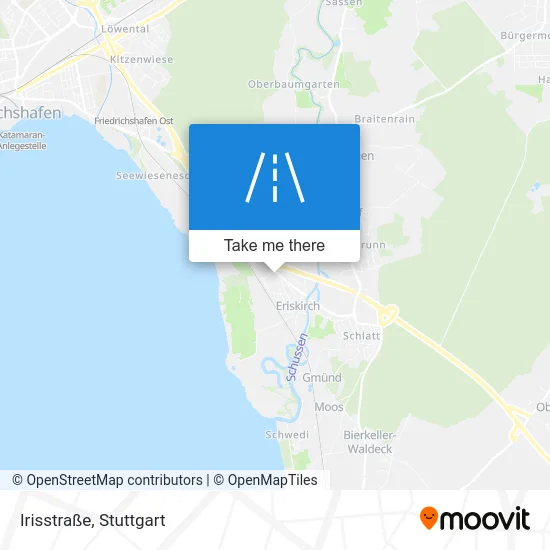 Карта Irisstraße