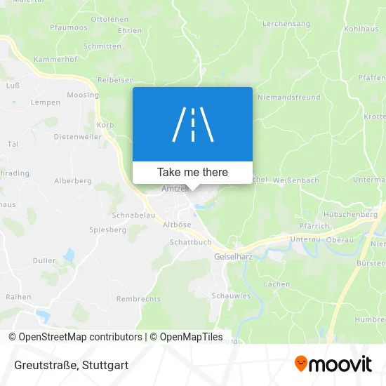 Карта Greutstraße