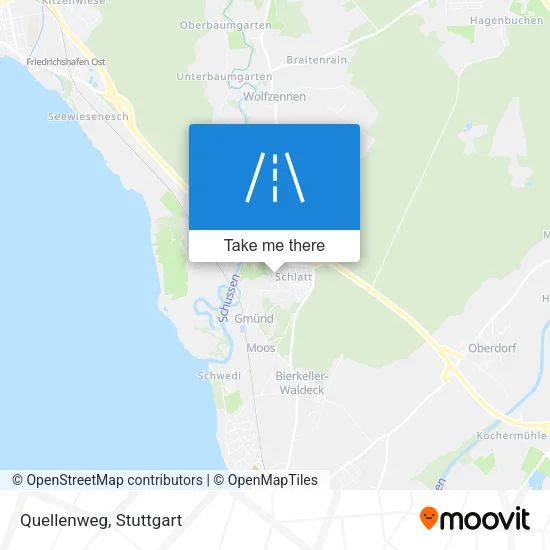 Карта Quellenweg