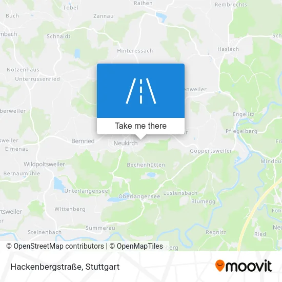 Карта Hackenbergstraße