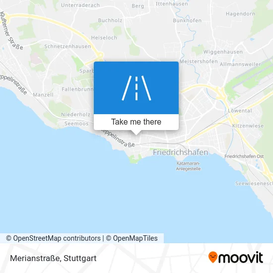 Карта Merianstraße