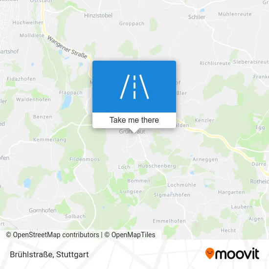 Карта Brühlstraße