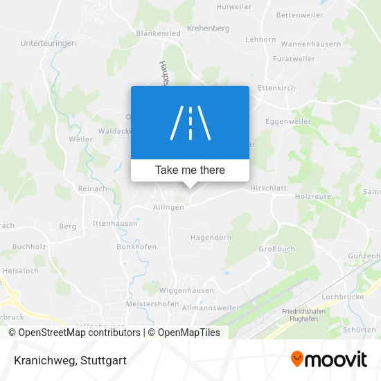 Карта Kranichweg