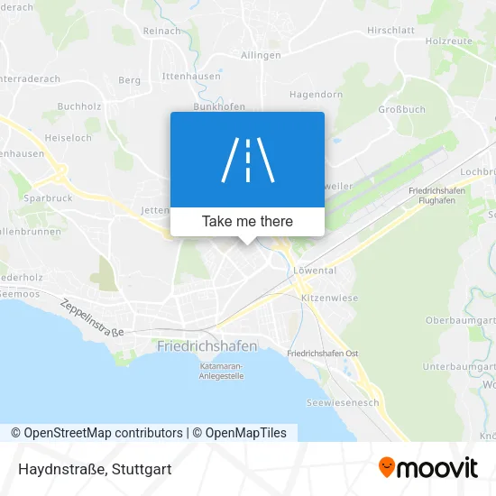 Карта Haydnstraße
