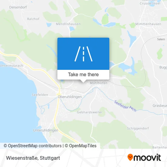 Карта Wiesenstraße