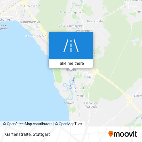 Карта Gartenstraße