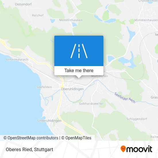 Карта Oberes Ried