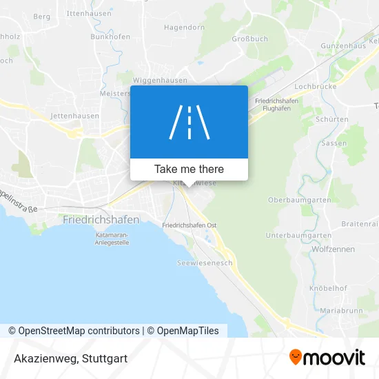 Карта Akazienweg