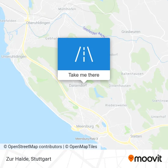 Карта Zur Halde