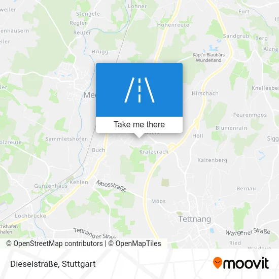 Карта Dieselstraße