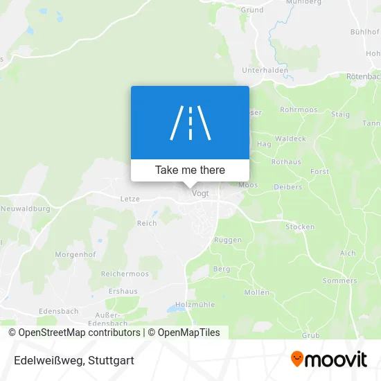 Карта Edelweißweg