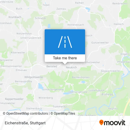 Карта Eichenstraße