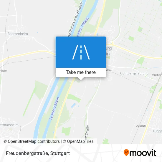 Карта Freudenbergstraße