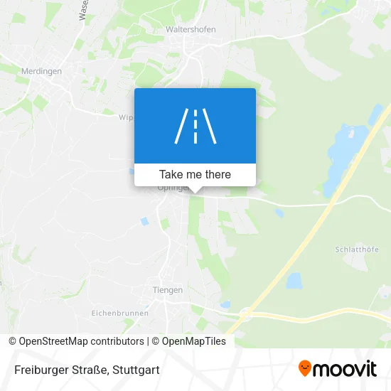 Карта Freiburger Straße