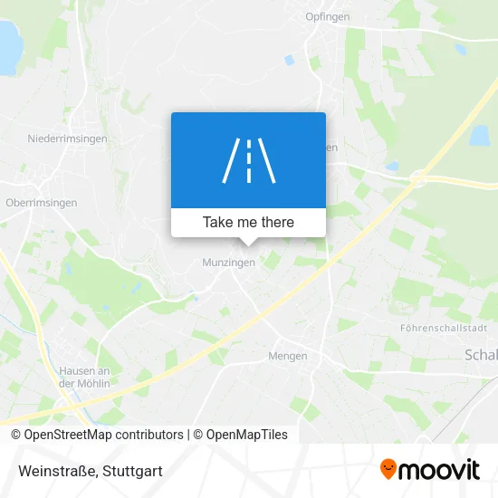 Карта Weinstraße