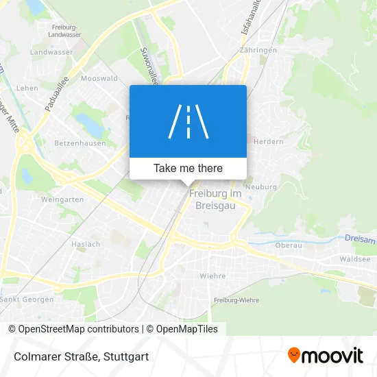 Карта Colmarer Straße