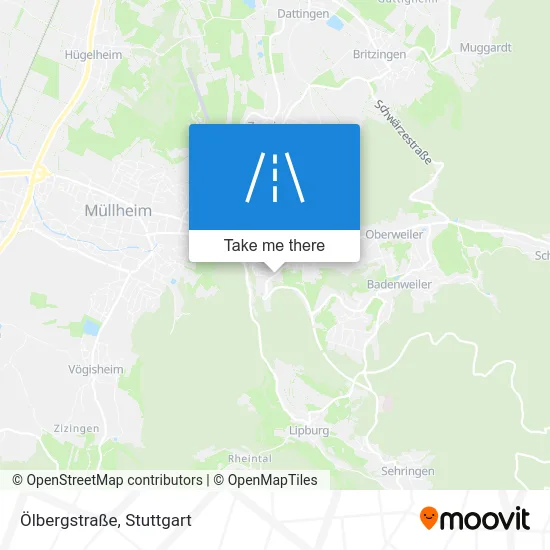 Карта Ölbergstraße