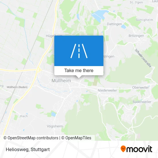 Карта Heliosweg